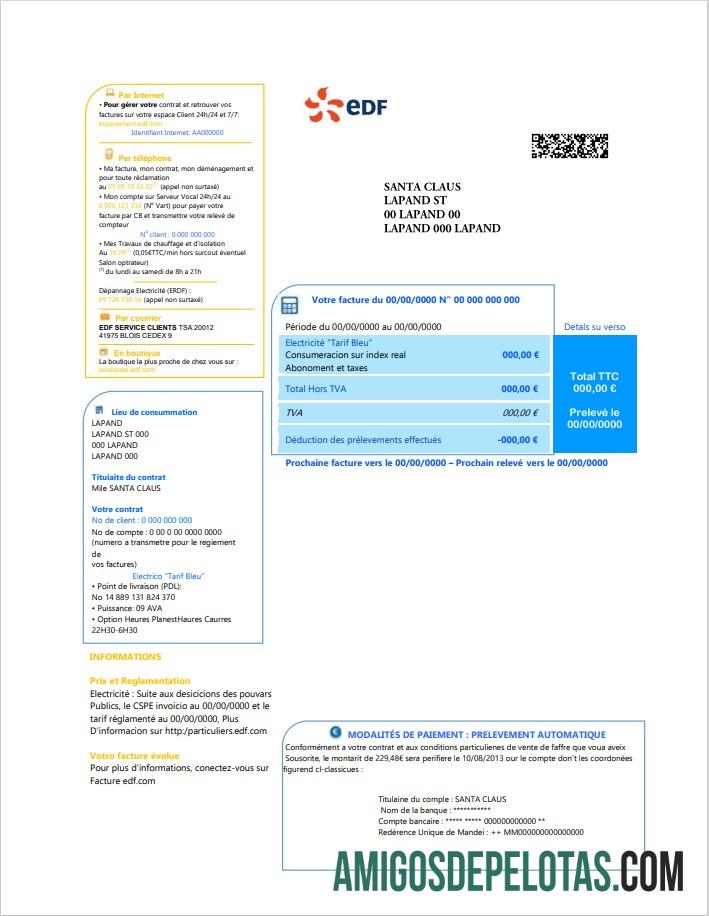 França Eletricidade EDF 2 Páginas amostra